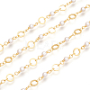 Brass Handmade Beaded Chain CHC-I031-04G-1-4