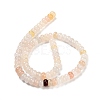 Natural Golden Silk Jade Beads Strands G-D481-21-3