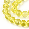 Transparent Glass Beads Strands GLAA-T032-T6mm-12-2
