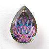 Embossed Glass Rhinestone Pendants GLAA-J101-05A-001VO-2