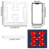Acrylic Earring Handwork Template TOOL-WH0156-003-3