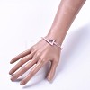 (Jewelry Parties Factory Sale)Adjustable Waxed Cotton Cord Bracelets BJEW-JB04292-03-4