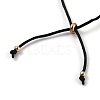 Adjustable Polyester Cord Slider Bracelets BJEW-H540-A11-G-3