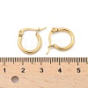 Ion Plating(IP) 304 Stainless Steel Hoop Earrings EJEW-N0016-11G-A-4