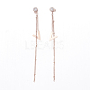 (Jewelry Parties Factory Sale)304 Stainless Steel Dangle Stud Earrings EJEW-F204-19-2