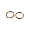Brass Saw Cut Open Jump Rings KK-G514-01L-AB-3