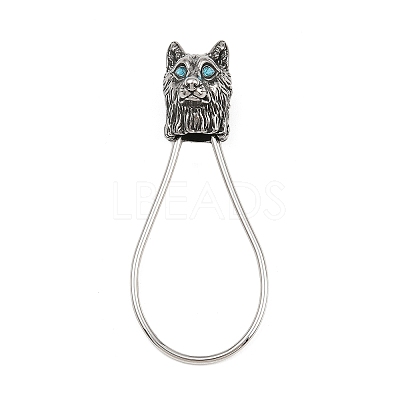 316 Surgical Stainless Steel Rhinestone Keychains STAS-Z165-03AS-1