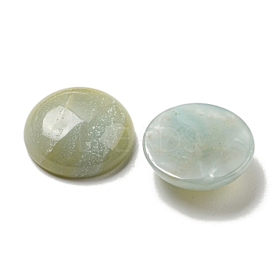 Natural Flower Amazonite Cabochons G-C115-02A-33-1