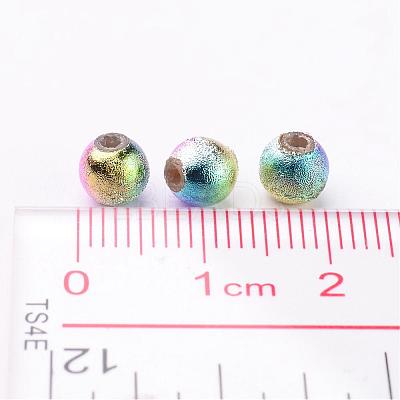 Spray Painted Acrylic Beads PB25P9282-1