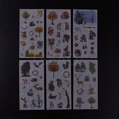 Natural Theme Stickers DIY-L038-A06-1