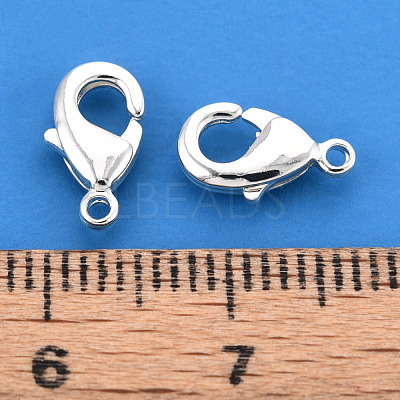 Brass Lobster Claw Clasps KK-YW0004-01A-S-1