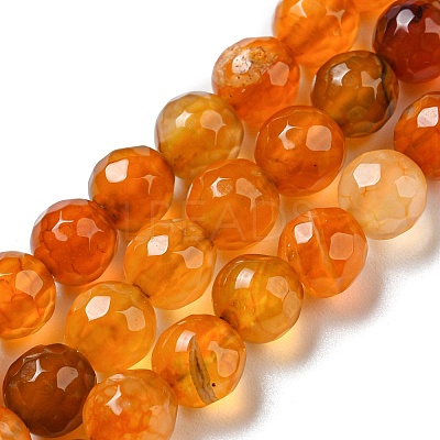 Natural Agate Beads Strands G-C082-A01-06-1