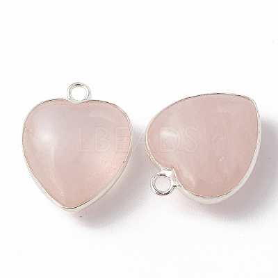 Natural Rose Quartz Pendants G-C005-01S-15-1