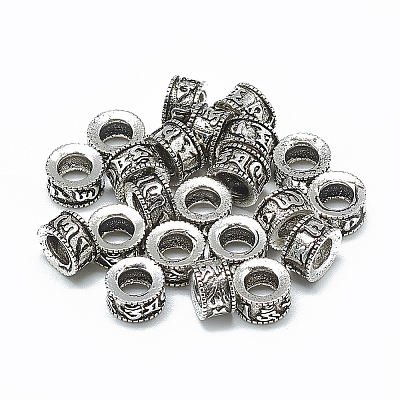 Thailand 925 Sterling Silver Beads STER-T002-19AS-1