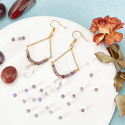240Pcs Natural Amethyst Beads G-OC0004-67-1