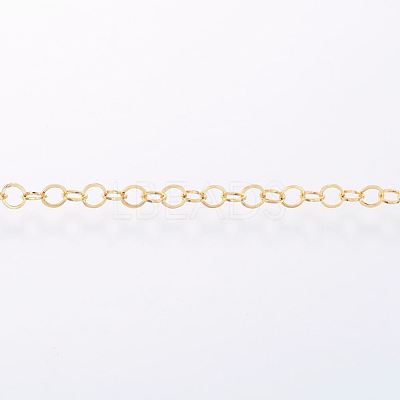 Ion Plating(IP) Handmade 304 Stainless Steel Cable Chains STAS-G038-12G-1