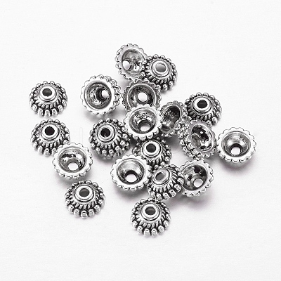 Tibetan Style Alloy Caps LS-LF1235Y-1