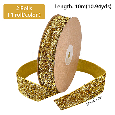 2Roll 2 Color Chinlon Ribbon OCOR-AR0001-13B-1