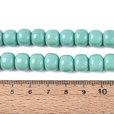 Opaque Glass Beads Strands GLAA-Q106-02A-B06-1