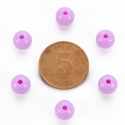 Opaque Acrylic Beads MACR-S370-C8mm-A03-1
