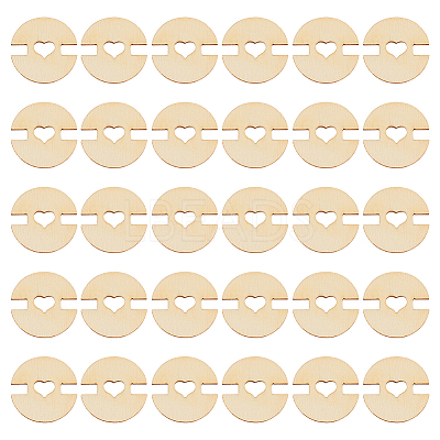 60Pcs Removable Wooden Pom Poms Buttons TOOL-AN0001-01-1