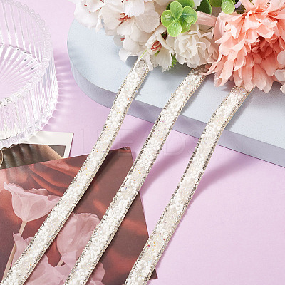 Hotfix Rhinestone Ribbon Trimming DIY-TAC0051-002D-1-1