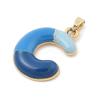 Alloy Enamel Pendants ENAM-S023-01G-C-1