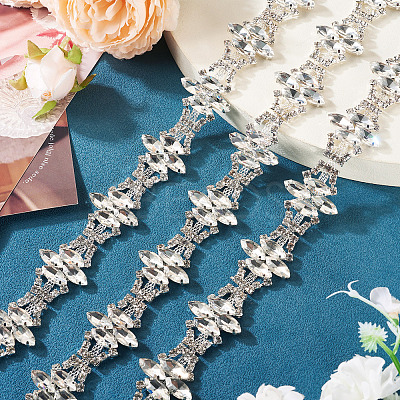 1 Yard Iron Rhinestone Strass Chains FIND-PJ0001-44A-1