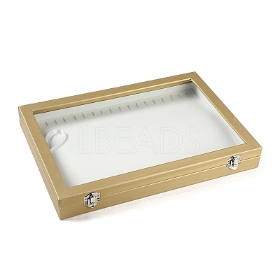Imitation Leather Jewelry Necklace Display Boxes CON-G023-07A-1