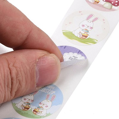 8 Patterns Easter Theme Self Adhesive Paper Sticker Rolls X1-DIY-C060-03K-1