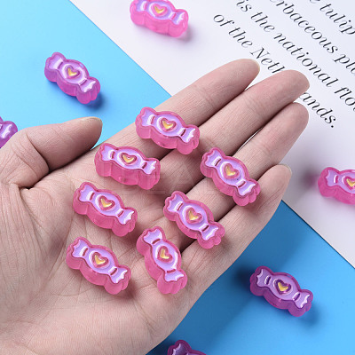 Transparent Acrylic Beads MACR-S374-05B-02-1
