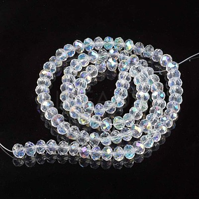 Electroplate Glass Beads Strands EGLA-A034-T8mm-L19-1