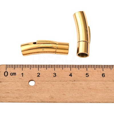 304 Stainless Steel Bayonet Clasps X-STAS-I013-6mm-G-1