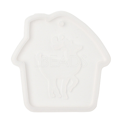 Christmas Theme DIY Silicone Pendant Molds LS-SIMO-G007-01E-1