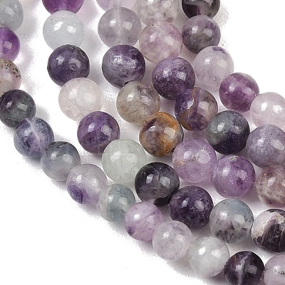 Natural Fluorite Beads Strands G-P530-B04-02A-1