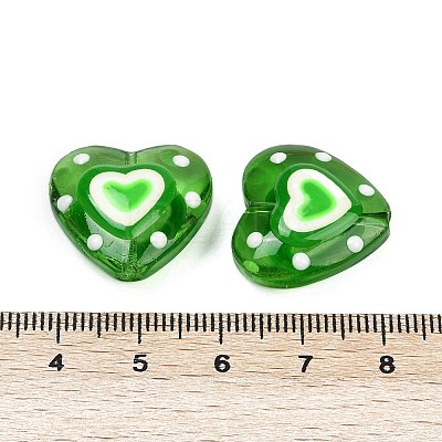 Handmade Lampwork Beads Strands LAMP-R004-06B-07-1