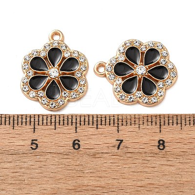Alloy Enamel Pendants FIND-K030-17C-G-1
