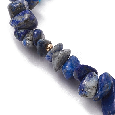 6Pcs 6 Style Natural & Synthetic Mixed Gemstone Stretch Bracelets Set BJEW-JB10133-1
