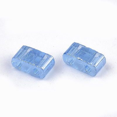 2-Hole Glass Seed Beads LS-SEED-S023-36B-02-1