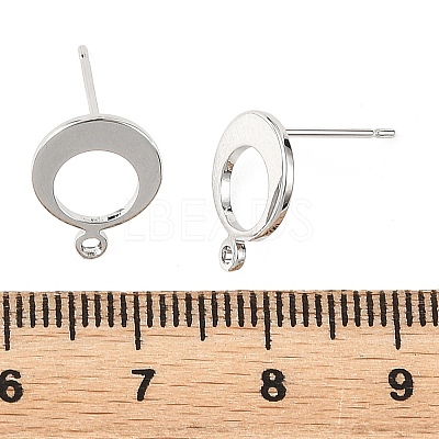SHEGRACE Brass Stud Earring Findings XGRQ64370-853P-1