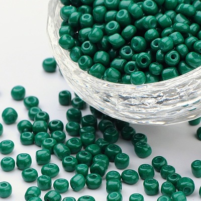 Baking Paint Glass Seed Beads SEED-S001-K26-1