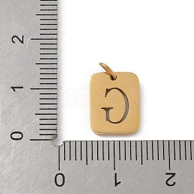 304 Stainless Steel Charms STAS-R001-01G-G-1