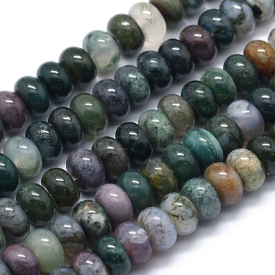 Natural Indian Agate Beads Strands G-E507-06A-1