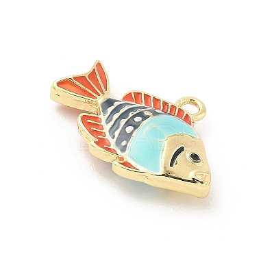 Alloy Enamel Pendants FIND-A058-08B-1