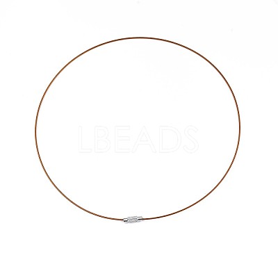 Stainless Steel Wire Necklace Cord DIY Jewelry Making X-TWIR-R003-07-1