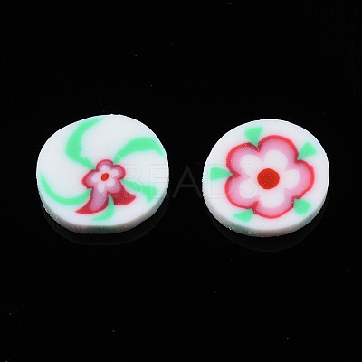 Handmade Polymer Clay Cabochons CLAY-N006-54-1