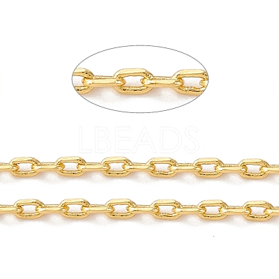 Brass Cable Chains CHC-O001-09G-1
