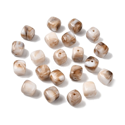 Opaque Acrylic Beads OACR-D320-01K-1