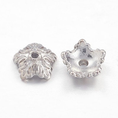 Tibetan Style Bead Caps TIBEB-A24621-P-LF-1