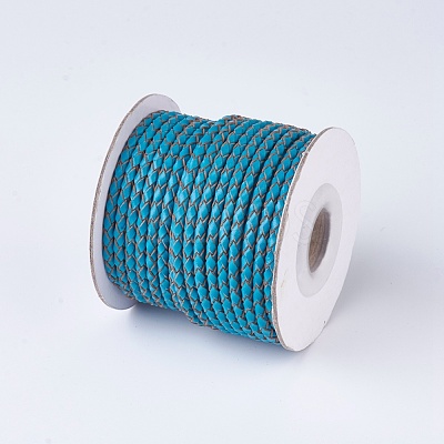 Braided Leather Cords WL-P002-17-A-1
